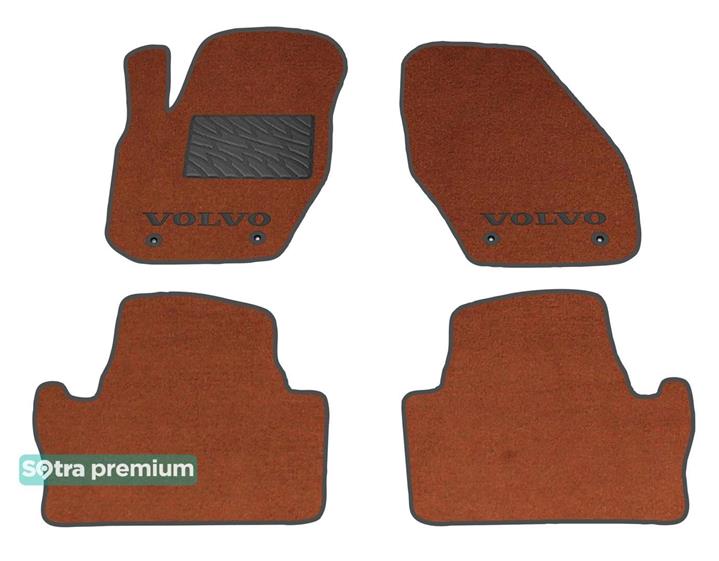 Sotra 08082-CH-TERRA Interior mats Sotra two-layer terracotta for Volvo S60/v60 (2010-2018), set 08082CHTERRA: Buy near me in Poland at 2407.PL - Good price!