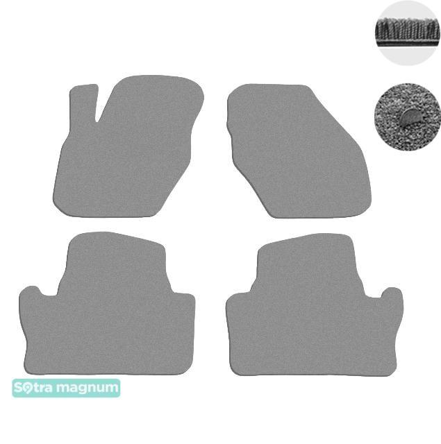 Sotra 08082-MG20-GREY Interior mats Sotra two-layer gray for Volvo S60/v60 (2010-2018), set 08082MG20GREY: Buy near me in Poland at 2407.PL - Good price!