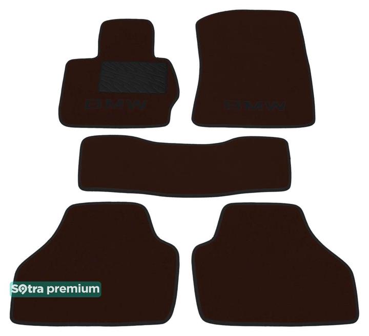 Sotra 08083-CH-CHOCO Interior mats Sotra two-layer brown for BMW X3 (2010-2016), set 08083CHCHOCO: Buy near me in Poland at 2407.PL - Good price!