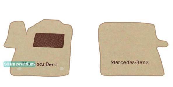 Sotra 08098-1-CH-BEIGE Interior mats Sotra two-layer beige for Mercedes V-class (2015-), set 080981CHBEIGE: Buy near me in Poland at 2407.PL - Good price!