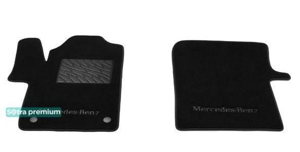 Sotra 08098-1-CH-BLACK Interior mats Sotra two-layer black for Mercedes V-class (2015-), set 080981CHBLACK: Buy near me in Poland at 2407.PL - Good price!