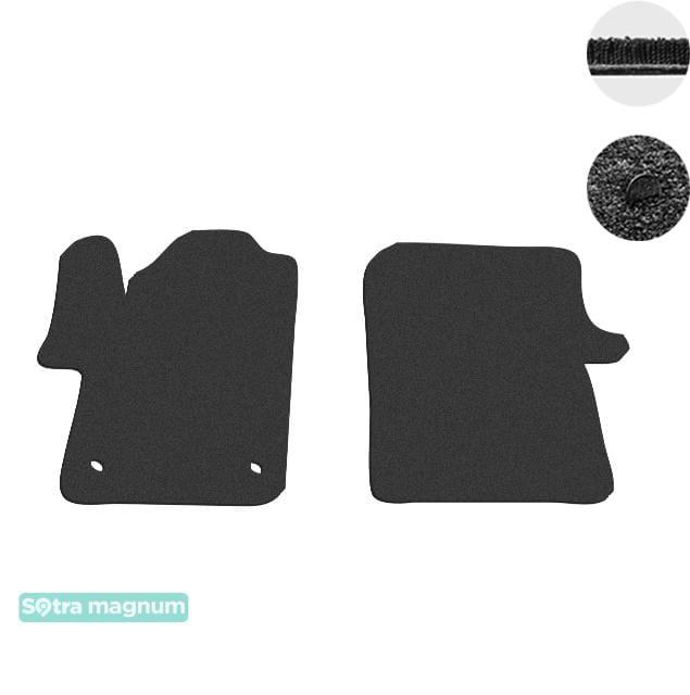 Sotra 08098-1-MG15-BLACK Interior mats Sotra two-layer black for Mercedes V-class (2015-), set 080981MG15BLACK: Buy near me in Poland at 2407.PL - Good price!