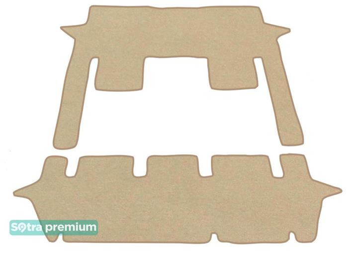 Sotra 08098-5-CH-BEIGE Interior mats Sotra two-layer beige for Mercedes V-class (2015-), set 080985CHBEIGE: Buy near me in Poland at 2407.PL - Good price!