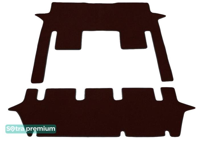 Sotra 08098-5-CH-CHOCO Interior mats Sotra two-layer brown for Mercedes V-class (2015-), set 080985CHCHOCO: Buy near me in Poland at 2407.PL - Good price!