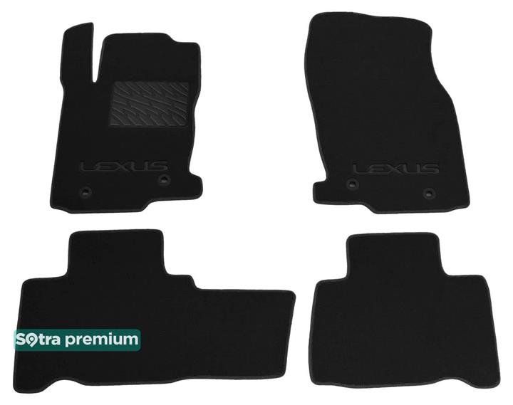 Sotra 08100-CH-BLACK Коврики салона Sotra двухслойные черные для Lexus Nx (2015-), комплект 08100CHBLACK: Отличная цена - Купить в Польше на 2407.PL!