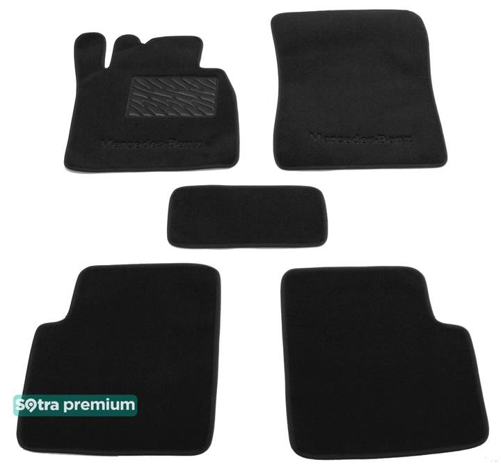 Sotra 08106-CH-BLACK Interior mats Sotra two-layer black for Mercedes G-class (2010-), set 08106CHBLACK: Buy near me in Poland at 2407.PL - Good price!