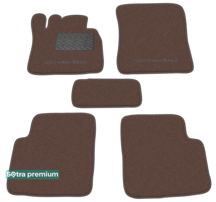 Sotra 08106-CH-CHOCO Interior mats Sotra two-layer brown for Mercedes G-class (2010-), set 08106CHCHOCO: Buy near me in Poland at 2407.PL - Good price!