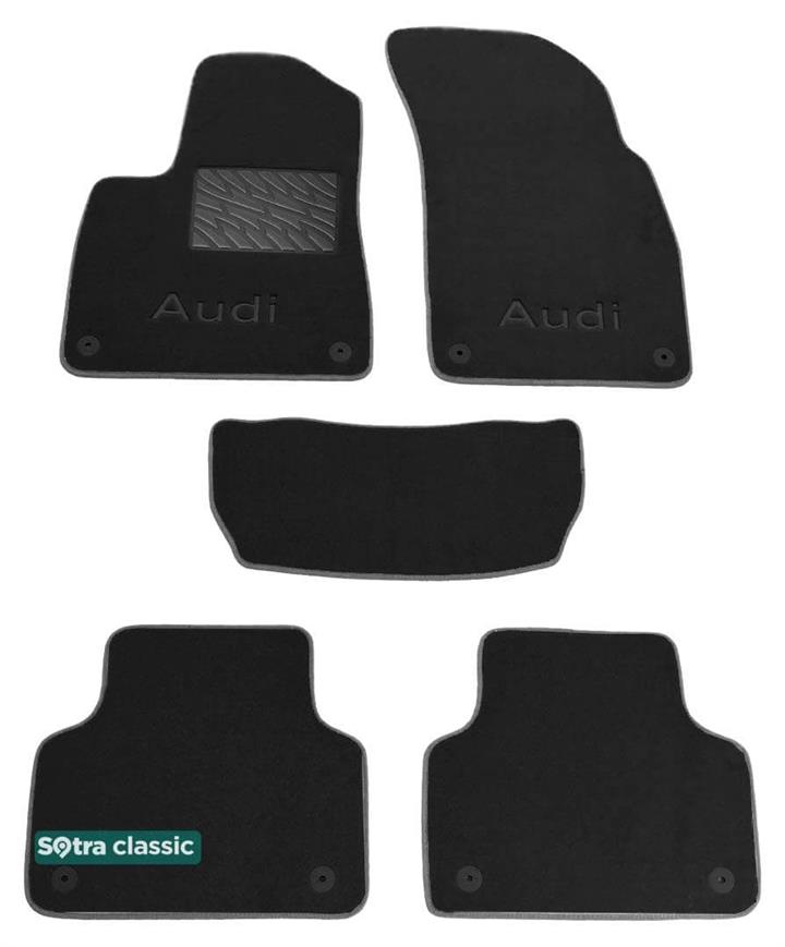 Sotra 08112-GD-BLACK Interior mats Sotra two-layer black for Audi Q7 (2015-), set 08112GDBLACK: Buy near me in Poland at 2407.PL - Good price!