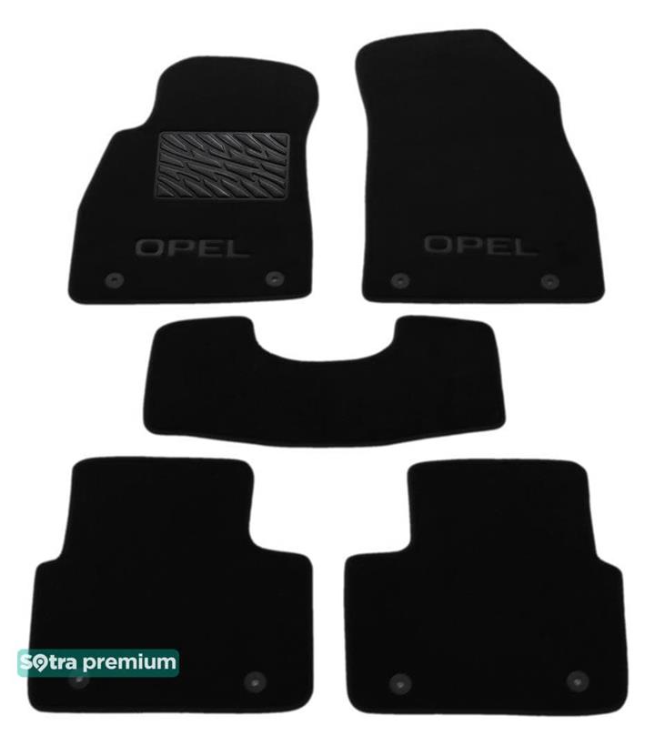 Sotra 08513-CH-BLACK Interior mats Sotra two-layer black for Opel Insignia (2013-2016), set 08513CHBLACK: Buy near me in Poland at 2407.PL - Good price!