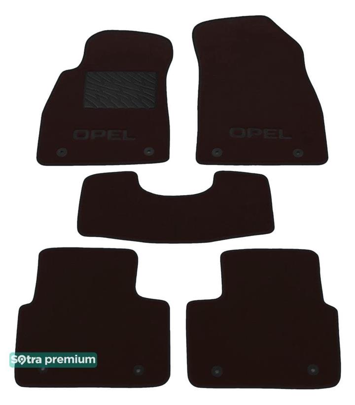 Sotra 08513-CH-CHOCO Interior mats Sotra two-layer brown for Opel Insignia (2013-2016), set 08513CHCHOCO: Buy near me in Poland at 2407.PL - Good price!