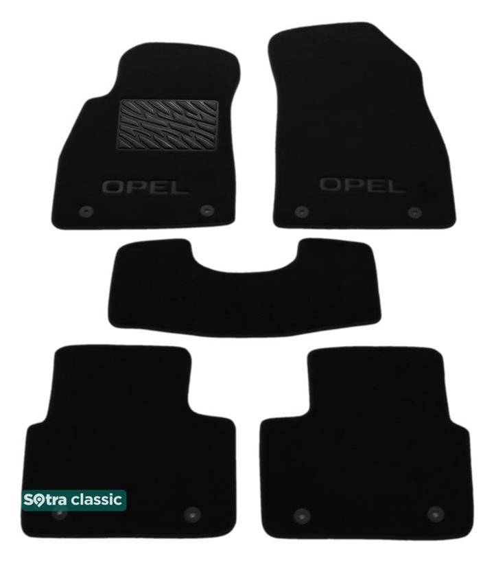 Sotra 08513-GD-BLACK Interior mats Sotra two-layer black for Opel Insignia (2013-2016), set 08513GDBLACK: Buy near me in Poland at 2407.PL - Good price!