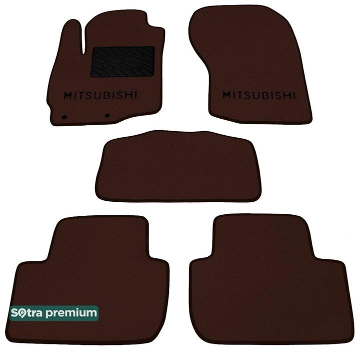 Sotra 08516-CH-CHOCO Interior mats Sotra two-layer brown for Mitsubishi Outlander (2013-), set 08516CHCHOCO: Buy near me in Poland at 2407.PL - Good price!