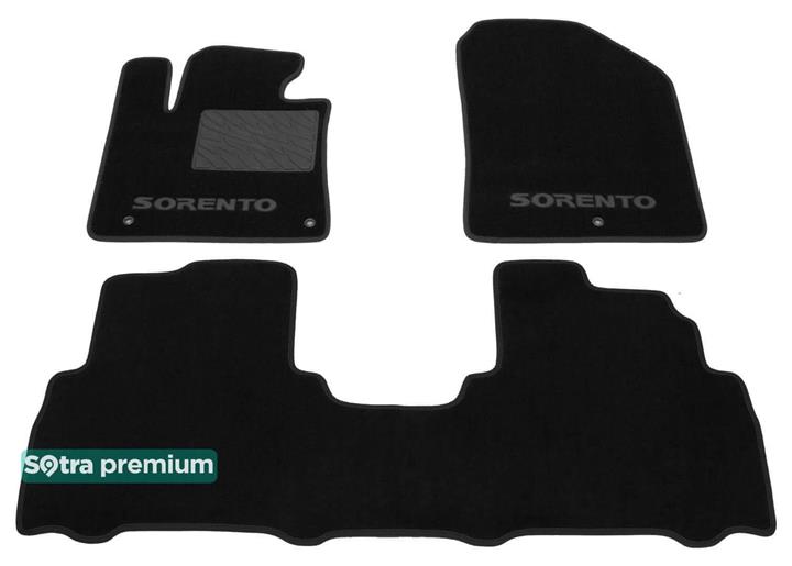 Sotra 08517-CH-BLACK Interior mats Sotra two-layer black for KIA Sorento (2015-), set 08517CHBLACK: Buy near me in Poland at 2407.PL - Good price!