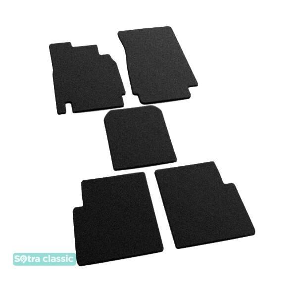 Sotra 08519-GD-BLACK Interior mats Sotra two-layer black for Mercedes G-class (1990-), set 08519GDBLACK: Buy near me in Poland at 2407.PL - Good price!