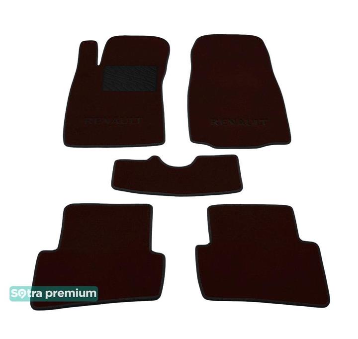 Sotra 08520-CH-CHOCO Interior mats Sotra two-layer brown for Renault Captur (2013-), set 08520CHCHOCO: Buy near me in Poland at 2407.PL - Good price!
