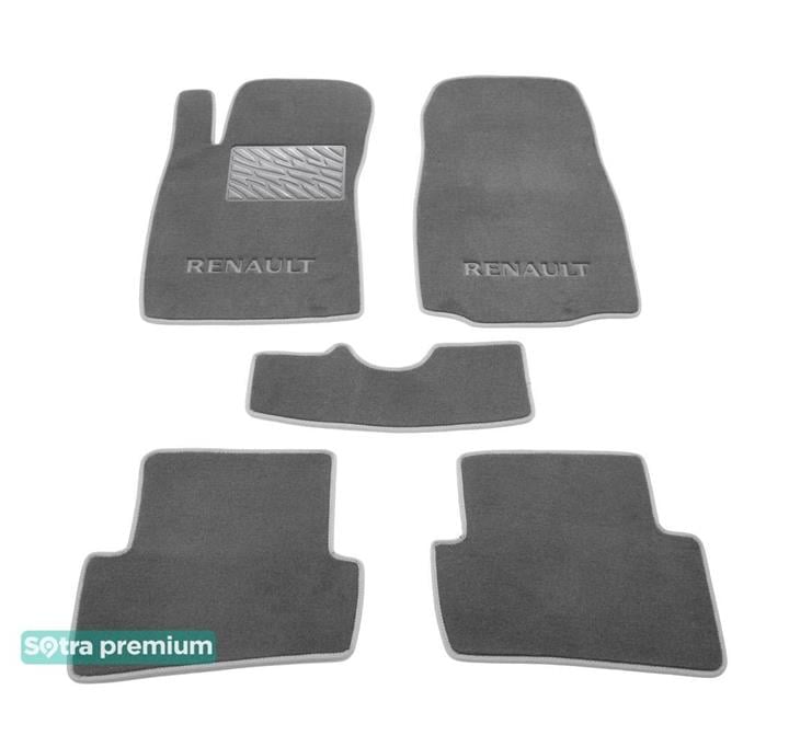 Sotra 08520-CH-GREY Interior mats Sotra two-layer gray for Renault Captur (2013-), set 08520CHGREY: Buy near me in Poland at 2407.PL - Good price!
