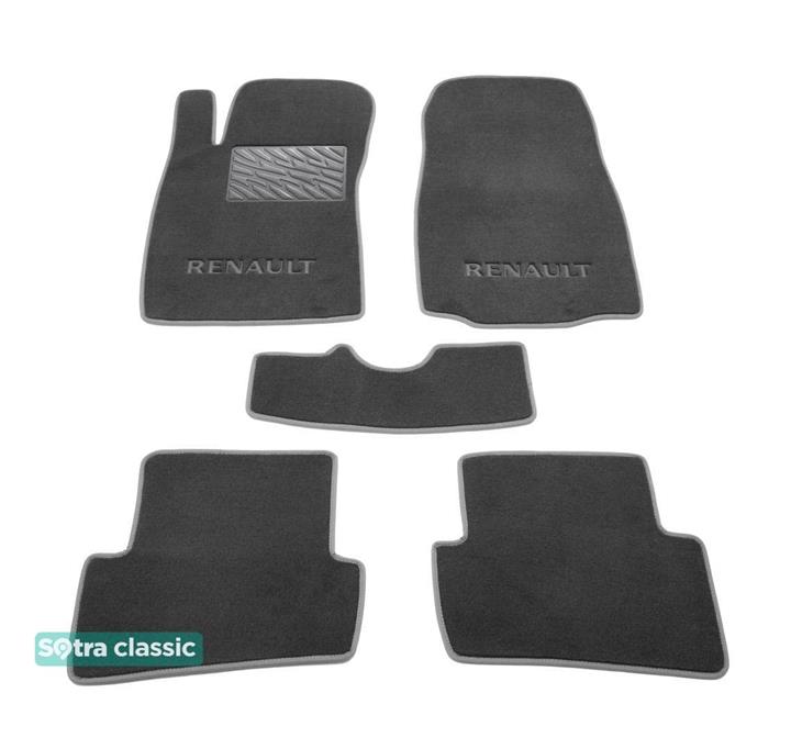 Sotra 08520-GD-GREY Interior mats Sotra two-layer gray for Renault Captur (2013-), set 08520GDGREY: Buy near me in Poland at 2407.PL - Good price!