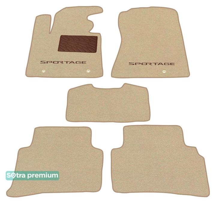 Sotra 08524-CH-BEIGE Interior mats Sotra two-layer beige for KIA Sportage (2016-), set 08524CHBEIGE: Buy near me in Poland at 2407.PL - Good price!