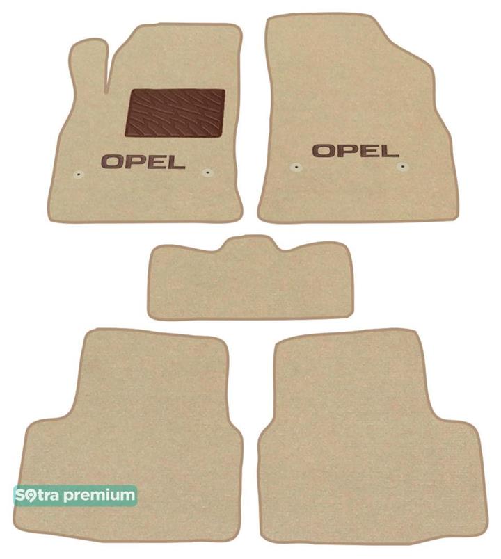 Sotra 08525-CH-BEIGE Interior mats Sotra two-layer beige for Opel Astra k (2016-), set 08525CHBEIGE: Buy near me in Poland at 2407.PL - Good price!