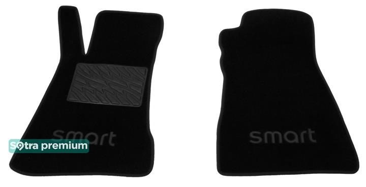 Sotra 08534-CH-BLACK Interior mats Sotra two-layer black for Smart Roadster (2003-2006), set 08534CHBLACK: Buy near me in Poland at 2407.PL - Good price!