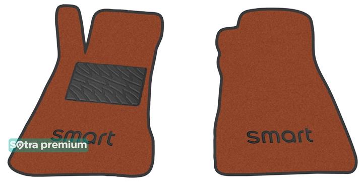 Sotra 08534-CH-TERRA Interior mats Sotra two-layer terracotta for Smart Roadster (2003-2006), set 08534CHTERRA: Buy near me in Poland at 2407.PL - Good price!