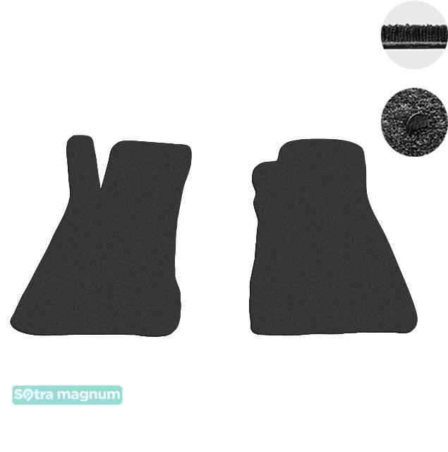 Sotra 08534-MG15-BLACK Interior mats Sotra two-layer black for Smart Roadster (2003-2006), set 08534MG15BLACK: Buy near me in Poland at 2407.PL - Good price!