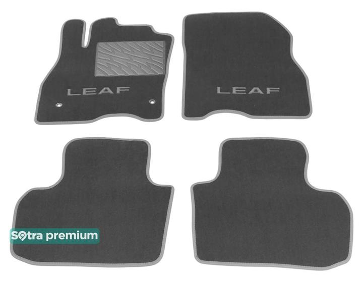 Sotra 08536-CH-GREY Interior mats Sotra two-layer gray for Nissan Leaf (2010-), set 08536CHGREY: Buy near me at 2407.PL in Poland at an Affordable price!