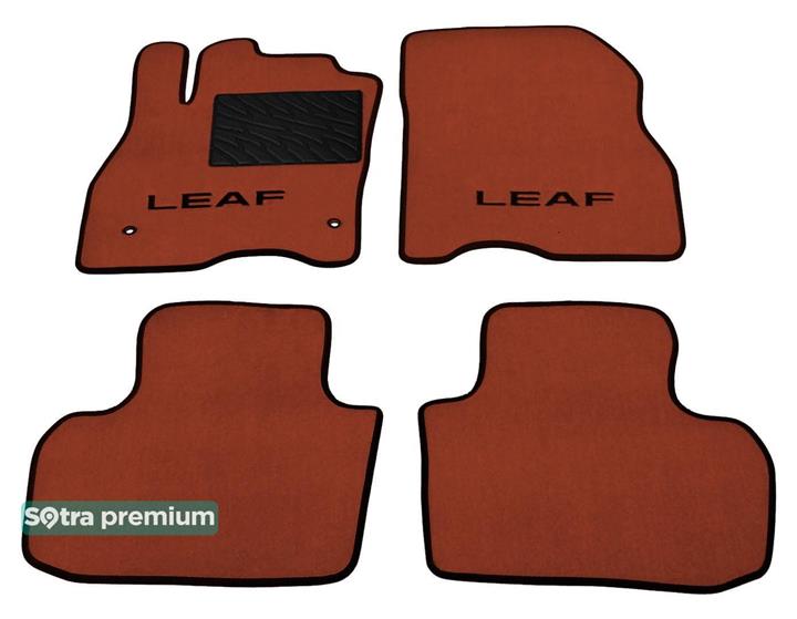 Sotra 08536-CH-TERRA Interior mats Sotra two-layer terracotta for Nissan Leaf (2010-), set 08536CHTERRA: Buy near me in Poland at 2407.PL - Good price!