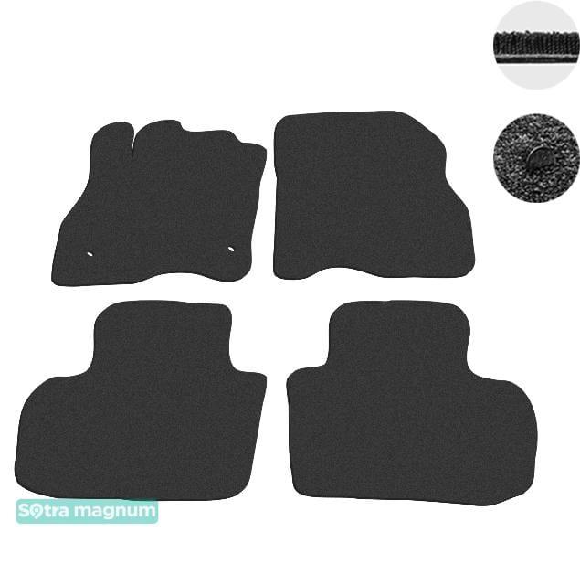 Sotra 08536-MG15-BLACK Interior mats Sotra two-layer black for Nissan Leaf (2010-), set 08536MG15BLACK: Buy near me in Poland at 2407.PL - Good price!
