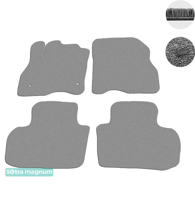 Sotra 08536-MG20-GREY Interior mats Sotra two-layer gray for Nissan Leaf (2010-), set 08536MG20GREY: Buy near me in Poland at 2407.PL - Good price!