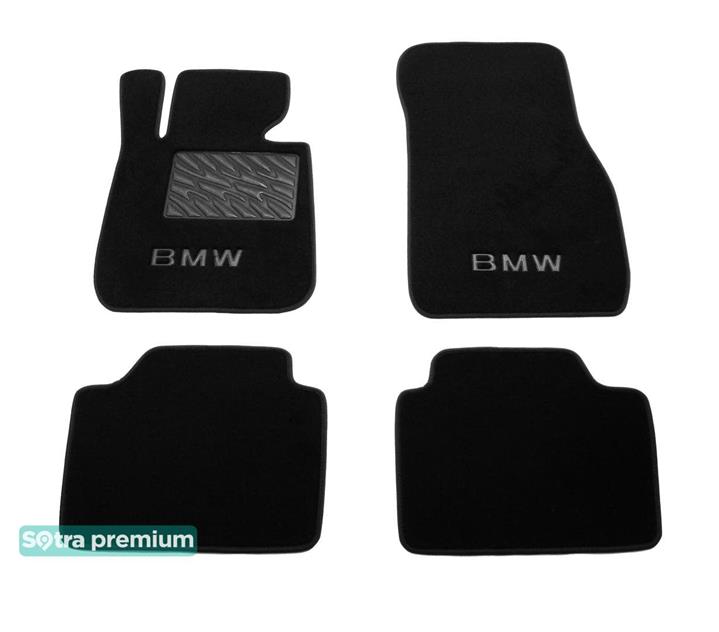 Sotra 08556-CH-BLACK Interior mats Sotra two-layer black for BMW 3-series (2012-), set 08556CHBLACK: Buy near me in Poland at 2407.PL - Good price!