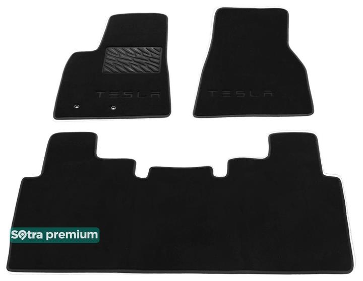 Sotra 08562-CH-BLACK Interior mats Sotra two-layer black for Tesla Model s (2012-2014), set 08562CHBLACK: Buy near me in Poland at 2407.PL - Good price!
