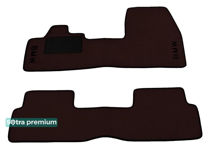 Sotra 08586-CH-CHOCO Interior mats Sotra two-layer brown for BMW I3 (2013-), set 08586CHCHOCO: Buy near me in Poland at 2407.PL - Good price!