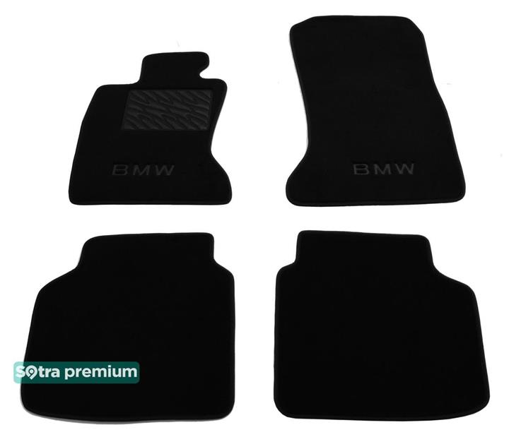 Sotra 08595-CH-BLACK Interior mats Sotra two-layer black for BMW 7-series (2009-2015), set 08595CHBLACK: Buy near me in Poland at 2407.PL - Good price!