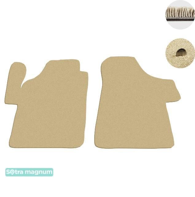 Sotra 08606-1-MG20-BEIGE Interior mats Sotra two-layer beige for Mercedes Vito / viano (2003-2014), set 086061MG20BEIGE: Buy near me in Poland at 2407.PL - Good price!