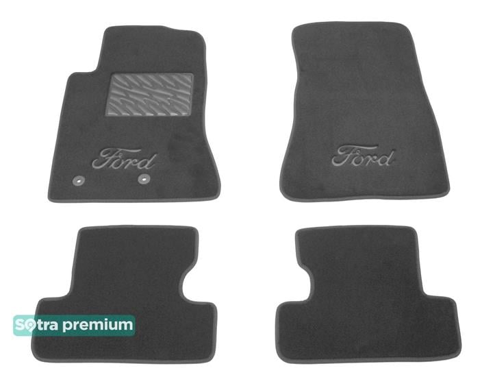 Sotra 08615-CH-GREY Interior mats Sotra two-layer gray for Ford Mustang (2015-), set 08615CHGREY: Buy near me in Poland at 2407.PL - Good price!