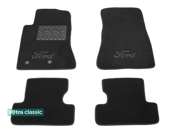 Sotra 08615-GD-GREY Interior mats Sotra two-layer gray for Ford Mustang (2015-), set 08615GDGREY: Buy near me in Poland at 2407.PL - Good price!