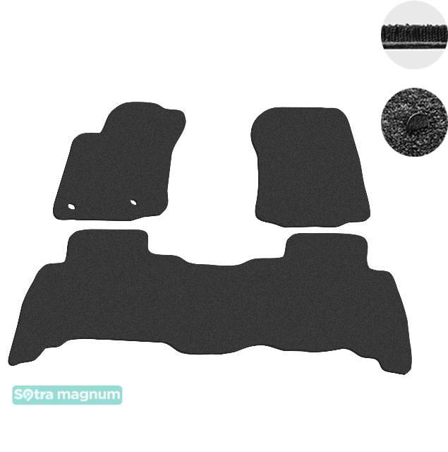 Sotra 08620-MG15-BLACK Interior mats Sotra two-layer black for Toyota Land cruiser prado (2009-), set 08620MG15BLACK: Buy near me in Poland at 2407.PL - Good price!