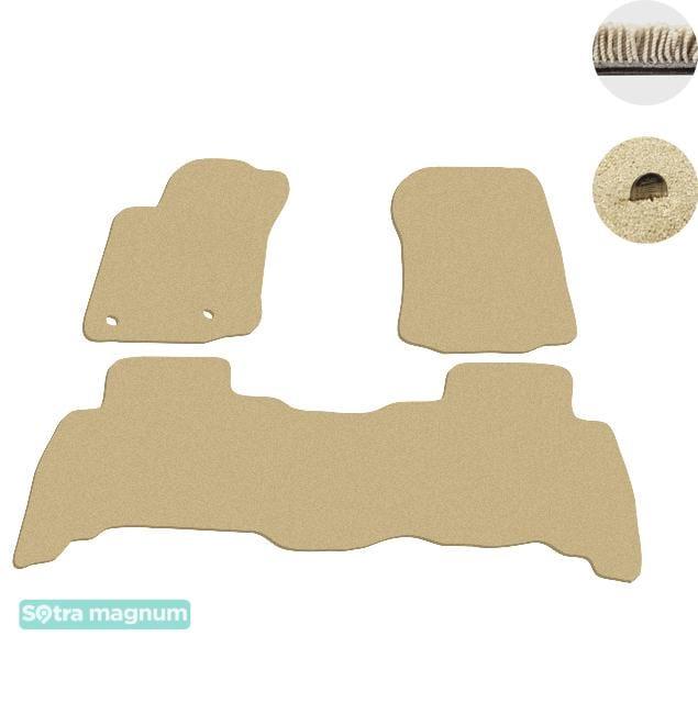 Sotra 08620-MG20-BEIGE Interior mats Sotra two-layer beige for Toyota Land cruiser prado (2009-), set 08620MG20BEIGE: Buy near me in Poland at 2407.PL - Good price!