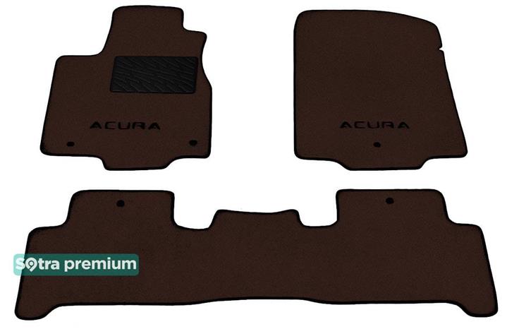 Sotra 08624-CH-CHOCO Interior mats Sotra two-layer brown for Acura Mdx (2007-2013), set 08624CHCHOCO: Buy near me at 2407.PL in Poland at an Affordable price!
