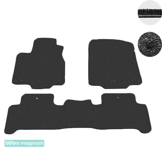 Sotra 08624-MG15-BLACK Interior mats Sotra two-layer black for Acura Mdx (2007-2013), set 08624MG15BLACK: Buy near me in Poland at 2407.PL - Good price!