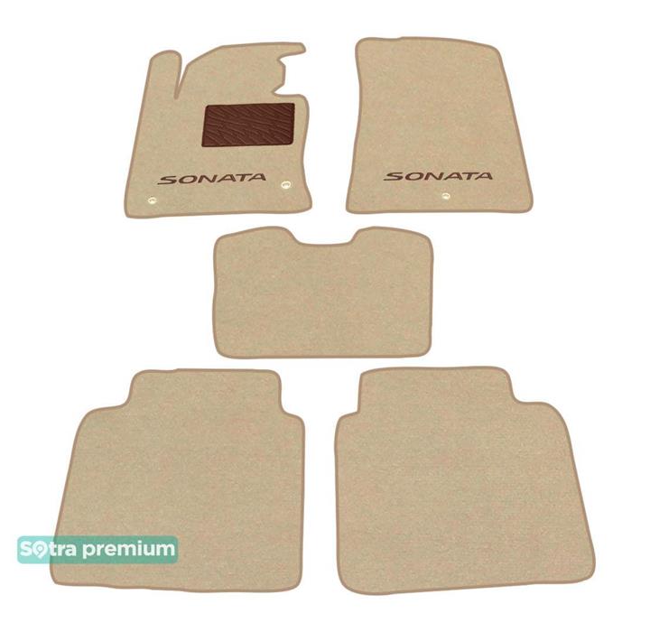 Sotra 08625-CH-BEIGE Interior mats Sotra two-layer beige for Hyundai Sonata (2016-), set 08625CHBEIGE: Buy near me in Poland at 2407.PL - Good price!