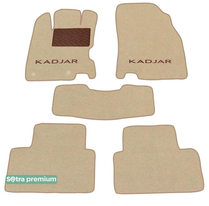 Sotra 08642-CH-BEIGE Interior mats Sotra two-layer beige for Renault Kadjar (2017-), set 08642CHBEIGE: Buy near me at 2407.PL in Poland at an Affordable price!