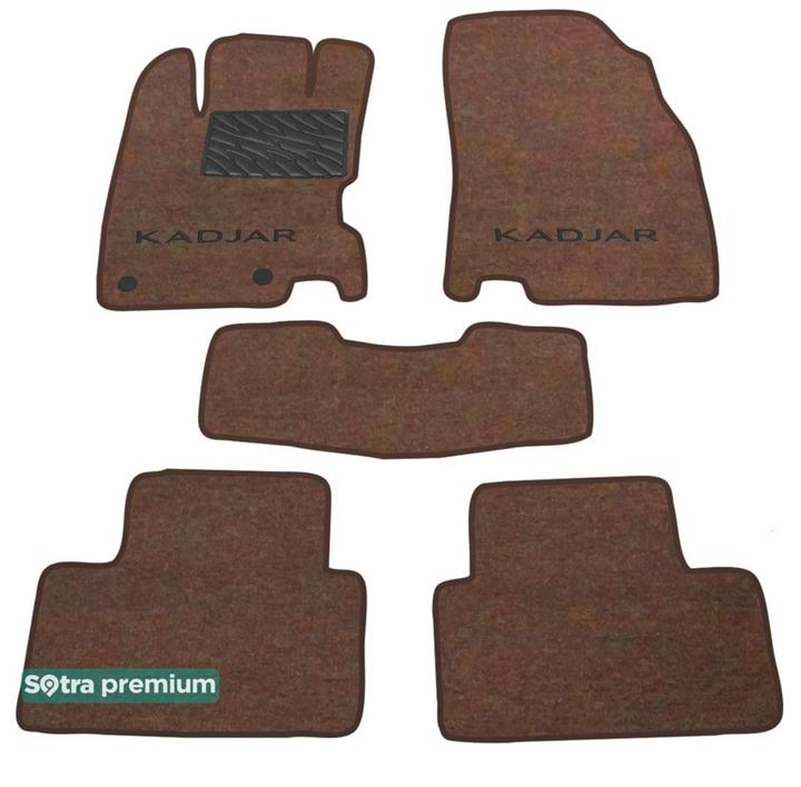 Sotra 08642-CH-CHOCO Interior mats Sotra two-layer brown for Renault Kadjar (2017-), set 08642CHCHOCO: Buy near me in Poland at 2407.PL - Good price!