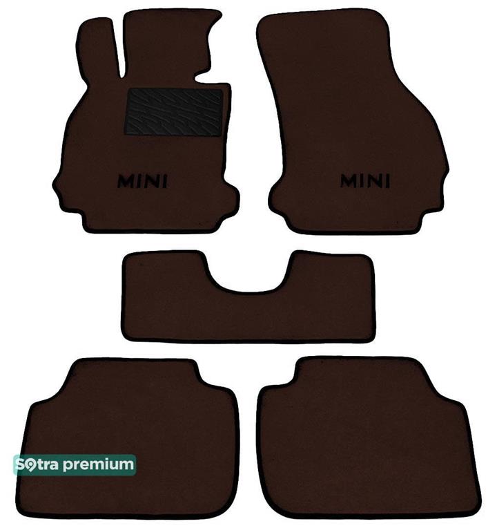 Sotra 08647-CH-CHOCO Interior mats Sotra two-layer brown for BMW Clubman (2015-), set 08647CHCHOCO: Buy near me at 2407.PL in Poland at an Affordable price!