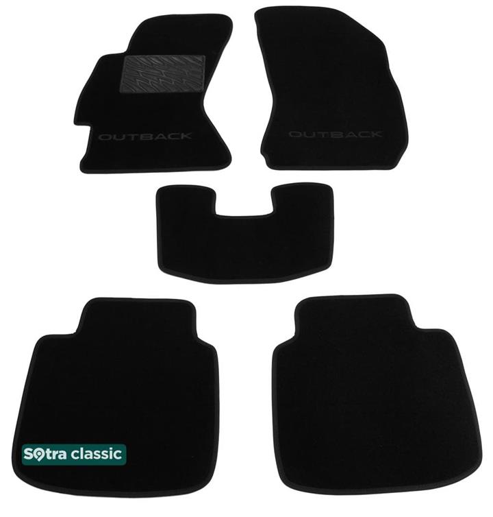 Sotra 08651-GD-BLACK Килимки салону Sotra двошарові чорні для Subaru Outback (2015-), комплект 08651GDBLACK: Приваблива ціна - Купити у Польщі на 2407.PL!