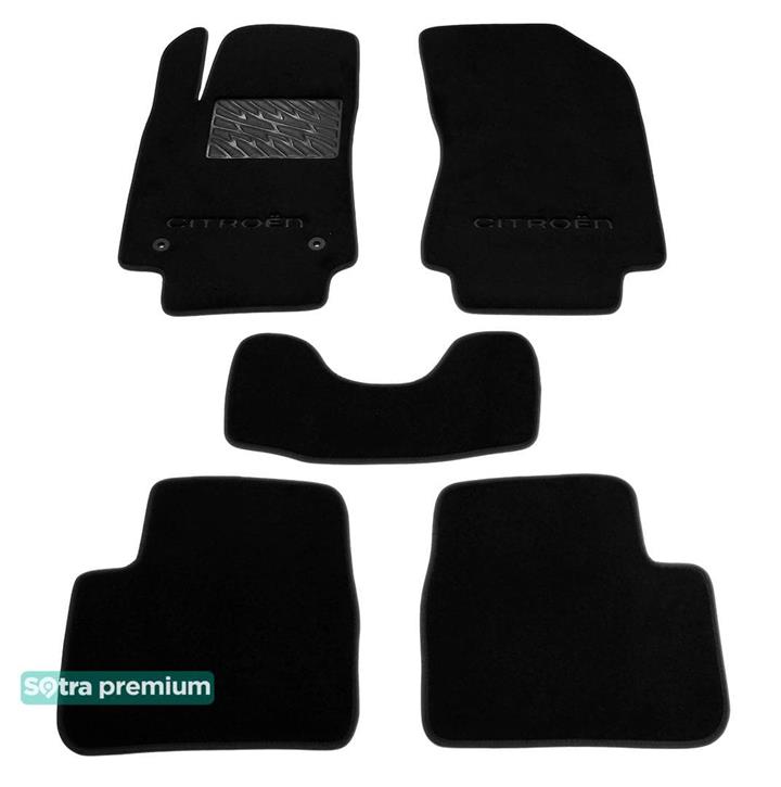 Sotra 08652-CH-BLACK Interior mats Sotra two-layer black for Citroen C3 (2017-), set 08652CHBLACK: Buy near me in Poland at 2407.PL - Good price!
