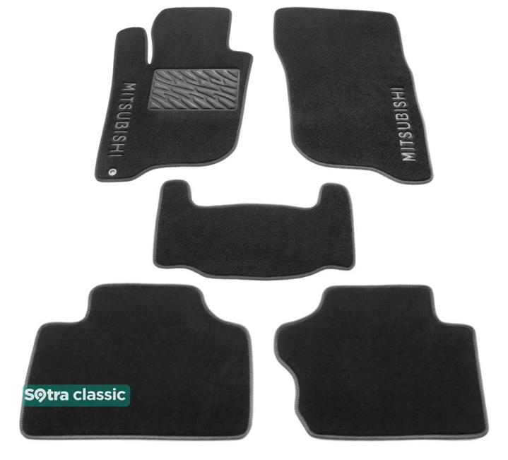 Sotra 08655-GD-GREY Interior mats Sotra two-layer gray for Mitsubishi Pajero sport (2016-), set 08655GDGREY: Buy near me in Poland at 2407.PL - Good price!