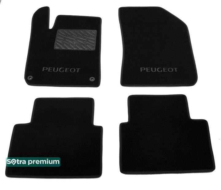 Sotra 08660-CH-BLACK Interior mats Sotra two-layer black for Peugeot 308 (2014-), set 08660CHBLACK: Buy near me in Poland at 2407.PL - Good price!