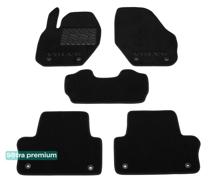 Sotra 08664-CH-BLACK Interior mats Sotra two-layer black for Volvo Xc60 (2013-2016), set 08664CHBLACK: Buy near me in Poland at 2407.PL - Good price!